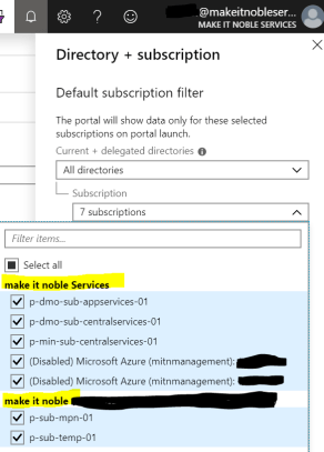 Select Subscriptions